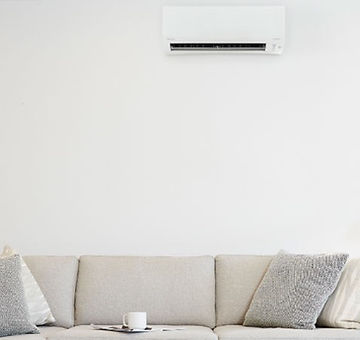 Residential air conditioning installation